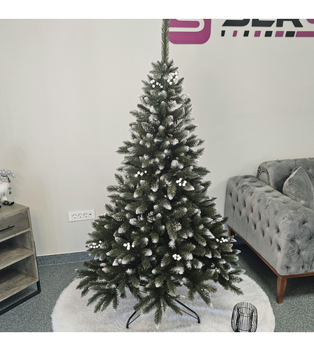 Brad artificial Christmas Deluxe by Sersimo, WhiteBerry, 2D, 180cm
