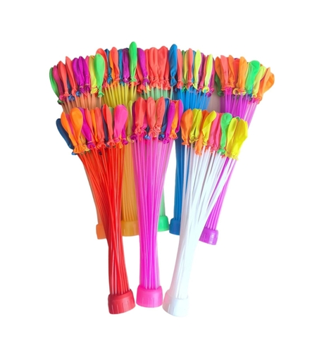 Set 111 Baloane din Latex, Flippy, Aqua Party, Sistem de Umplere Rapida, 10 cm Diametru, Multicolor