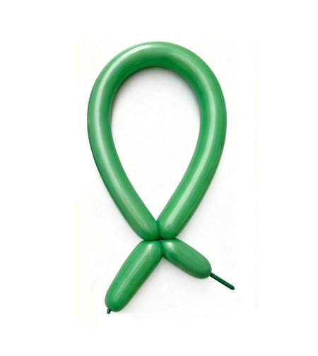 Baloane de Modelaj, Flippy, Set 50 bucati, Model Standard, din Latex, 30 x 1.5 cm, 1.8 g per unitate, pana la 150 cm, Verde