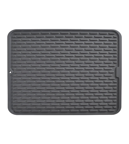 Covoras din Silicon pentru Scurgere Vase, Flippy, Uz Casnic, Rezistent la Temperaturi Ridicate, Izolator, 43x32.5 cm, Negru