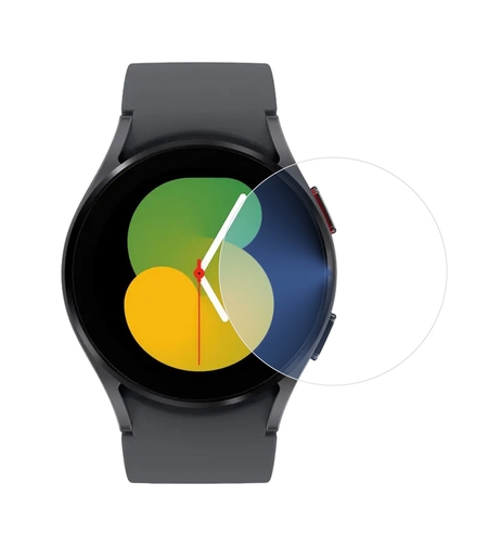 Folie Securizata pentru Samsung Galaxy Watch5 40mm, Vafy, Sticla de Protectie Compatibila cu Samsung Galaxy Watch5 40MM, Sticla Securizata 2.5 D, Transparent