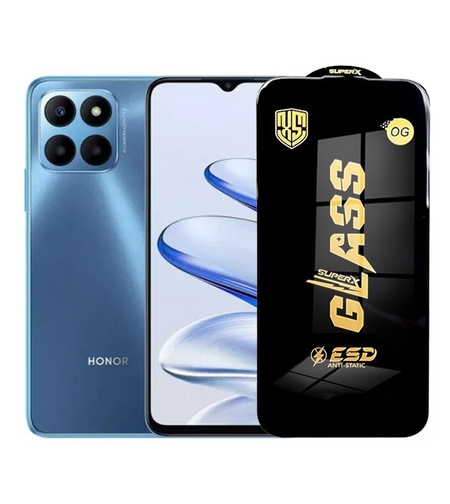 Folie de Protectie pentru Honor 70 Lite, Vafy, Sticla Securizata ESD, Margini Negre, Rezistenta la Zgirieturi, Antistatica, 0.35 mm, Transparenta
