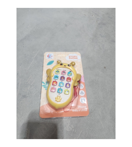 Jucarie Interactiva, Flippy, Telefon Inteligent, Model Albinuta, Functii Educative, Muzicale si Voce, 4-6 ani, 19 x 11.5 cm, din Plastic, Galben
