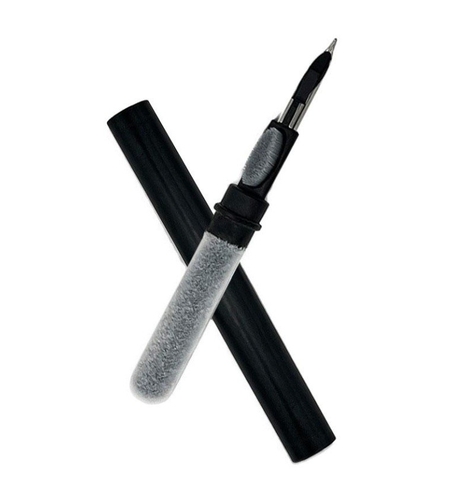 Kit de Curatare Casti 3in1, Flippy, Multifunctional, din ABS, 10.6 x 1.3 x 1.3 cm, Negru