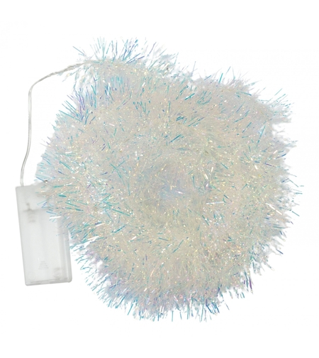 Beteala Craciun cu LED, Multicolora, simpla, 2 m x 5 cm, PVC, Sir, Artificiala, Flippy