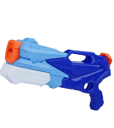 Pistol cu Apa pentru Copii, Rezervor, Pentru Piscina/Plaja, Flippy, 6ani+, 3 duze, Albastru, 770ML