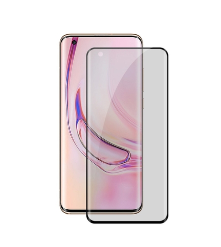 Folie Sticla curbata securizata Flippy compatibila cu Samsung S21 Ultra Full Glue Privacy Negru