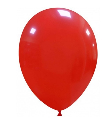 Set 12 Baloane, Flippy, din Latex Standard, 30 cm, Rosu