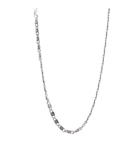 Lantisor din Argint 925, model plat rotund (ccc), 1.55 g, 39 cm