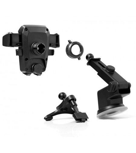 Suport auto Flippy 3rd pentru telefon, Negru
