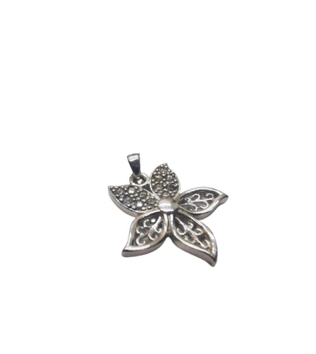 Pandantiv Argint 925 Floare cu Zirconii