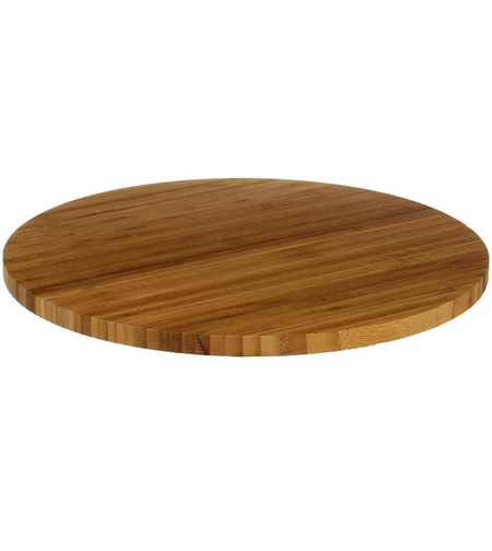 Platou servire rotativ 5Five Bambou din bambus natural, diametru 35 cm, maro