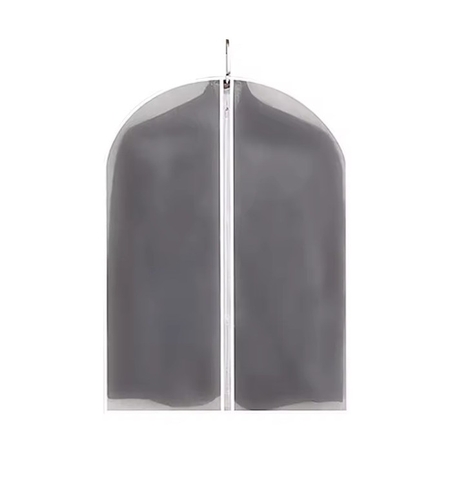 Set 5 Huse de Depozitare cu Fermoar, Flippy, pentru Haine, de Protectie, pentru Voiaj, Netesut, Rezistent la Praf, 60x80 cm, Transparent-Alb