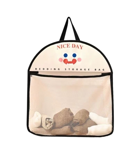 Geanta de Depozitare, Flippy, Tip Saculet, de Agatat, Multifunctionala, din Plasa, 40 x 10 x 44 cm, Negru