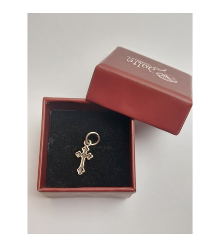 Pandantiv din Argint 925 Cruce botez, Jolie Silver, 0.6g, 1.5 cm x 1 cm