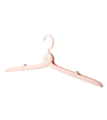 Umeras Pliabil de Calatorie, Flippy, Mini Cuier Portabil pentru Haine, Suport de Uscare, 14x7x1.4cm, Roz