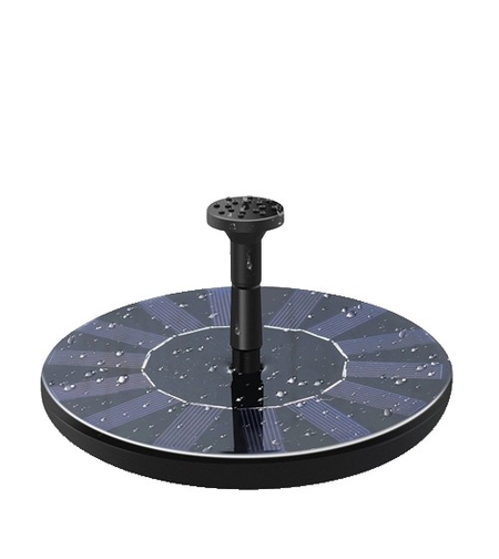Fantana Arteziana pentru Gradina, Flippy, Solara, Automata, Rotunda, 3 Moduri de Pulverizare, Negru, 16 cm