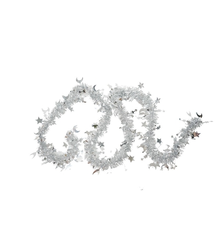 Beteala Craciun, Flippy, argintiu, marimea: 2 m x 9 cm x 5 cm material:folie PVC, interior/exterior
