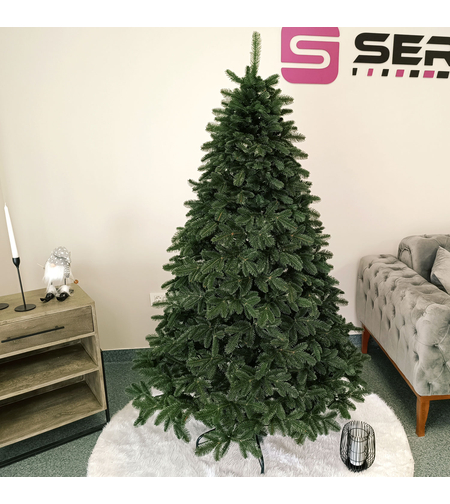 Brad artificial Christmas Deluxe by Sersimo, Canada verde, 3D, 180cm