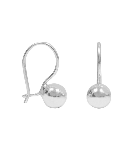 Cercei Din Argint 925, Jolie Silver, Model Tortiță Cu Bilă, 1.65 g