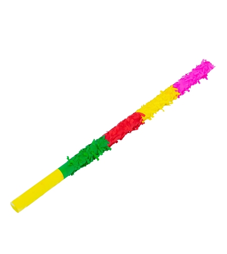 Bat pentru Pinata, Flippy, din Carton Rezistent decorat cu Hartie Creponata, Lunigime de 59 cm, Multicolor