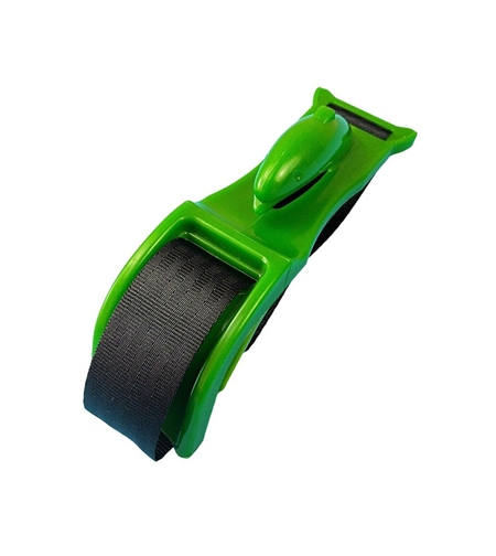 Deviator Centura de Siguranta, Flippy, pentru Burtica Gravidelor, Universal, Ajustabil, 21x6 cm, Model Delfin Verde