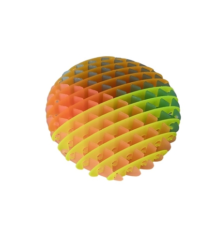 Jucarie Worm Fidget de Decompresie, Flippy, Anti Stres, Dimensiune Compacta 10 cm, Dimensiune Extinsa 24.5 cm, Multicolor