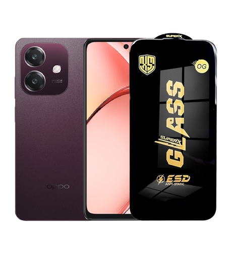 Folie de Protectie pentru Oppo A3, Vafy, Sticla Securizata ESD, Margini Negre, Rezistenta la Zgirieturi, Antistatica, 0.35 mm, Transparenta