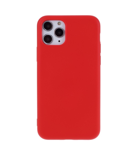 Husa protectie Vafy compatibila cu Apple iPhone 11 Liquid Silicone Case Rosu