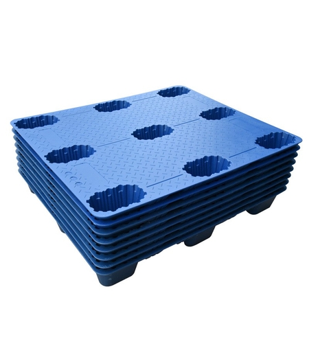 Palet turnat prin suflare cu noua picioare pentru Stivuitor, depozit de paleti logistici tampon din Plastic-Dimensiune: 1210