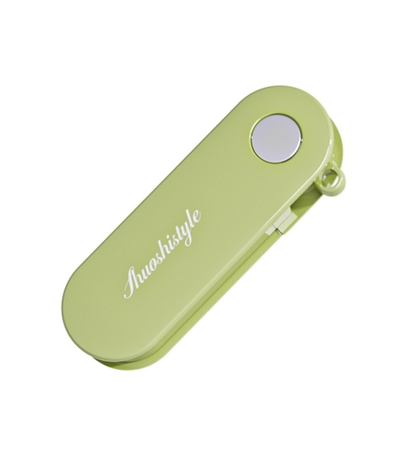 Peeler pentru Legume si Fructe, Flippy, 3.6 x 9.1 cm, Multifunctional, Curatator Pliabil, din ABS si Otel Inoxidabil, Verde