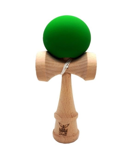 Kendama Ball Originala Lemn Fag Mat Grip Verde