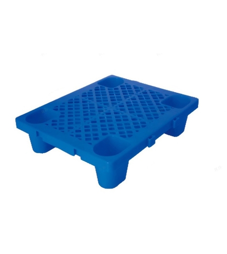 Palet de Transport, Flippy, 40 x 40 x 12 cm, din Plastic durabil, Palet pentru Stivuitor in Depozit, Rezistent la Umiditate, Grila Ingrosata, 4