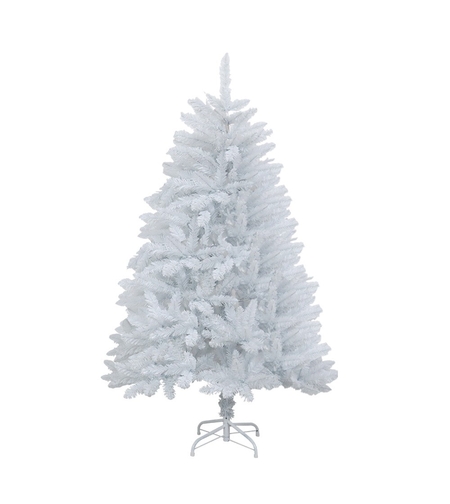 Brad de Craciun artificial cu suport inclus Flippy, 210 cm, 800 ramuri/varfuri, material plastic, suport clasic, fara iluminare, utilizat pentru interior/exterior, alb
