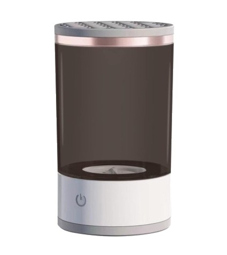 Dispozitiv Portabil de Curatare a Pensulelor de Machiaj, Flippy, Potrivit pentru Pensule de Diferite Dimensiuni, 5V, 7000RPM, Vibratii Sonice, USB, Alb/Negru, 9x9x16 cm
