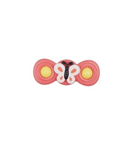 Jucarie Spinner pentru copii cu 2 laturi, Spinimals Fluture, Roz