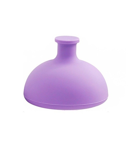 Dispozitiv Terapeutic Sputa, Vafy, Cupa pentru Terapie Toracica, Dispozitiv de Eructare, pentru Sugari si Copii, 7.5 x 6 cm, din Silicon, Mov