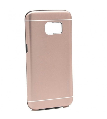 Husa Samsung Galaxy S6 Edge Motomo V2 Roz-Auriu