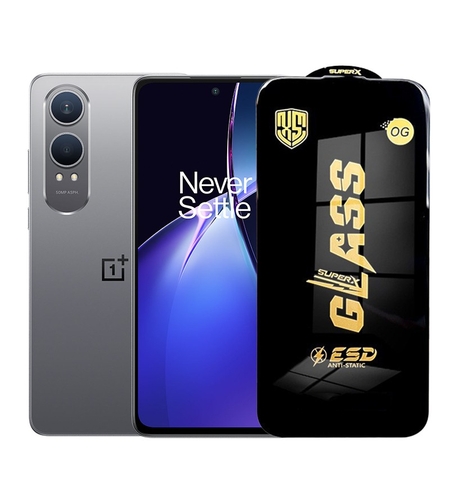 Folie de Protectie pentru OnePlus Nord CE4 Lite, Vafy, Sticla Securizata ESD, Margini Negre, Rezistenta la Zgirieturi, Antistatica, 0.35 mm, Transparenta