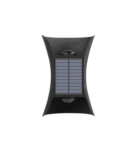 Lampa solara LED bidirectionala bicolora Flippy, comutator culoare led, IP65, rezistent la apa, baterie 1.5 V, 400mah, 2 LED-uri, 13.5 x 9 cm, material ABS, multicolor