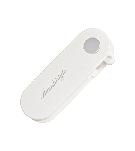 Peeler pentru Legume si Fructe, Flippy, 3.6 x 9.1 cm, Multifunctional, Curatator Pliabil, din ABS si Otel Inoxidabil, Alb
