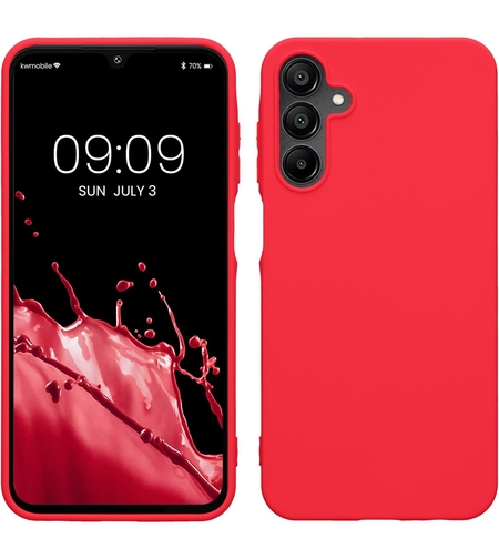 Husa de Protectie Matte TPU, Vafy, pentru Xiaomi Redmi Note 12 5G, Protectie Camera, Antisoc, Antizgariere, Antialunecare, Acoperire Completa, Rosu