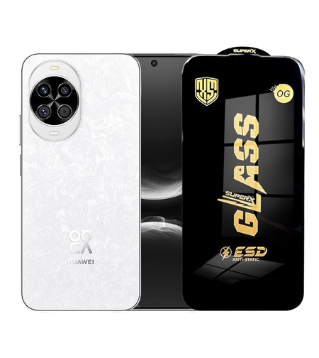 Folie de Protectie pentru Huawei Nova 14, Vafy, Sticla Securizata ESD, Margini Negre, Rezistenta la Zgirieturi, Antistatica, 0.35 mm, Transparenta