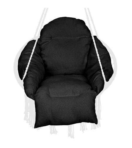 Perna pentru scaun rotund tip leagan suspendat, dimensiune XXL, negru
