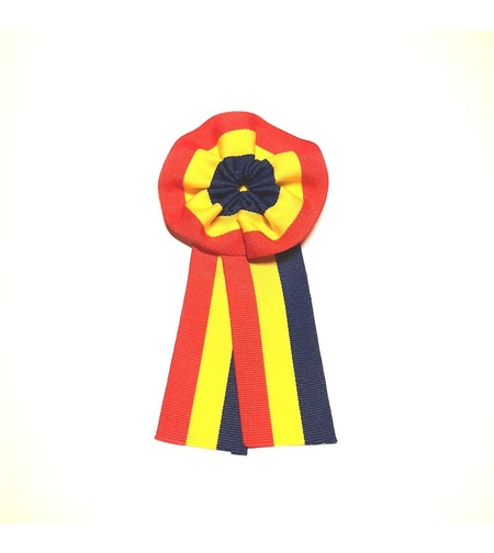 Insigna Textila tip Coarda, Flippy, Insigna Drapelul Romaniei, din Material Textil, 5.3 cm, insigna Tricolorul Romaniei, Multicolor