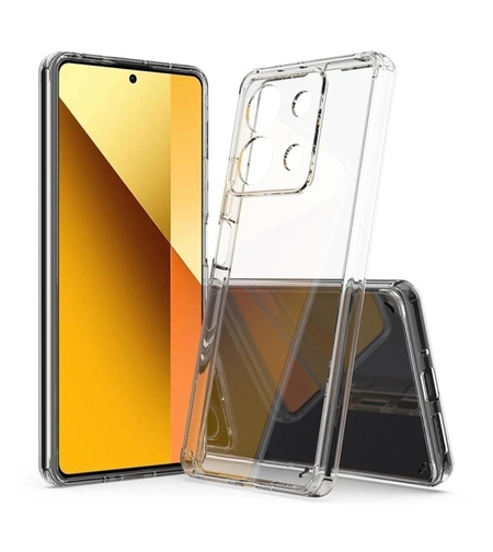 Husa Telefon, Vafy, Compatibila Xiaomi Redmi Note 13 5G, Carcasa TPU, Protectie Camere, 1.5 mm, Transparent