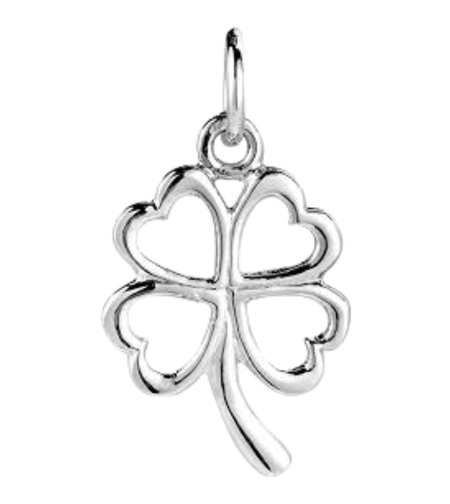 Pandantiv din Argint 925 Jolie Silver, Model Trifoi Contur, 20 x 12 mm, 0.7 g