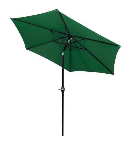 Umbrela terasa gradina, cu manivela si inclinare, diametru 250cm, Verde