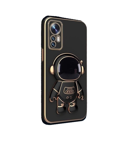 Husa de Protectie 2 in 1, Vafy, Husa de Protectie pentru Honor Magic 6 Pro, Model Astronaut cu Suport, din TPU, Negru