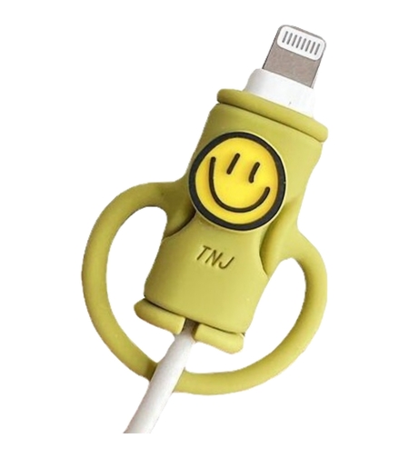 Protectie cablu USB Flippy, din silicon, model 3, multicolor